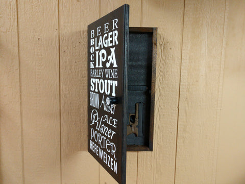 Mini Craft Beer Gun Storage Sign