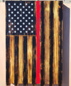 Large Vertical Hanging American Flag Gun Concealment Case