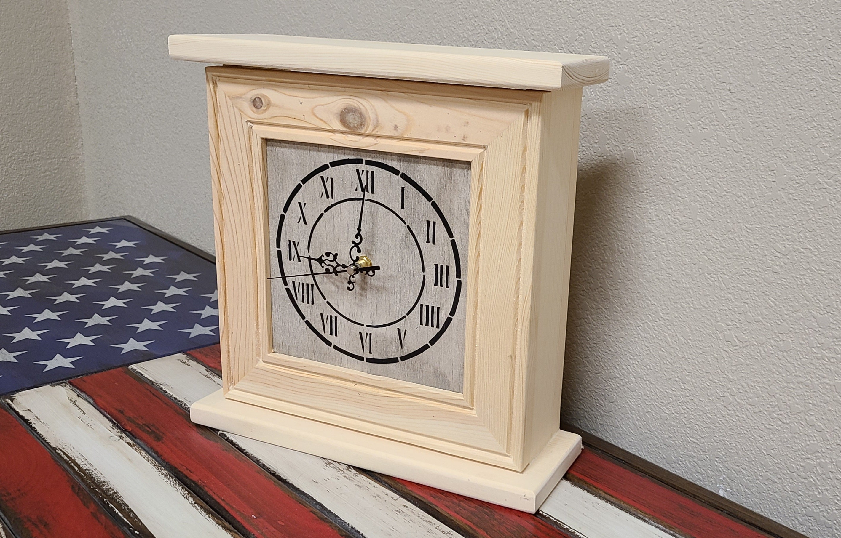 Mantle Clock Gun Concealment Safe Effectively Hide Your Gun! Liberty