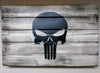 Punisher Skull Hidden gun storage sign