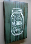 Moon To My Shine Hidden gun storage sign