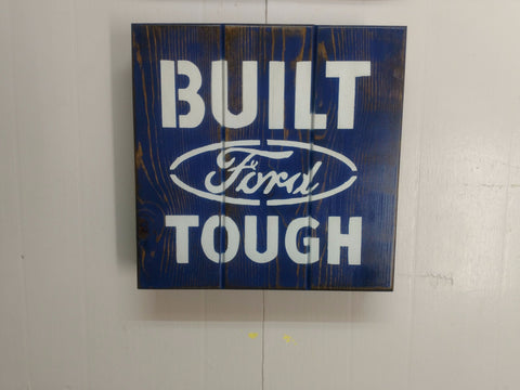 Ford wall art box.