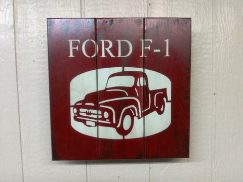 Ford F1 Wall Art Gun Concealment Box