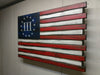 3 percenters pro-gun rights group American flag gun concealment case with 13 stars in a circle and roman number 3 inside