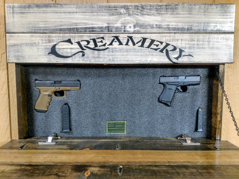 "Ice Cold Milk" Farmhouse Style Gun Concealment Wall Art