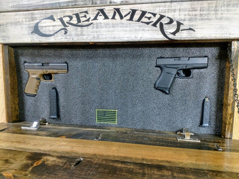 "Ice Cold Milk" Farmhouse Style Gun Concealment Wall Art