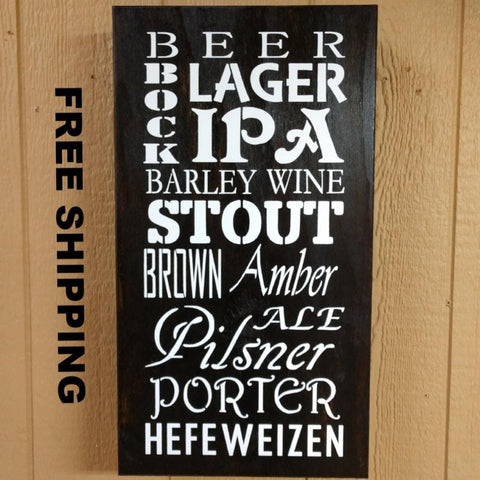 Mini Craft Beer Gun Storage Sign