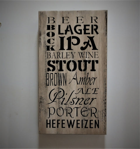 Mini Craft Beer Gun Storage Sign