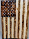 Large Vertical Hanging American Flag Gun Concealment Case