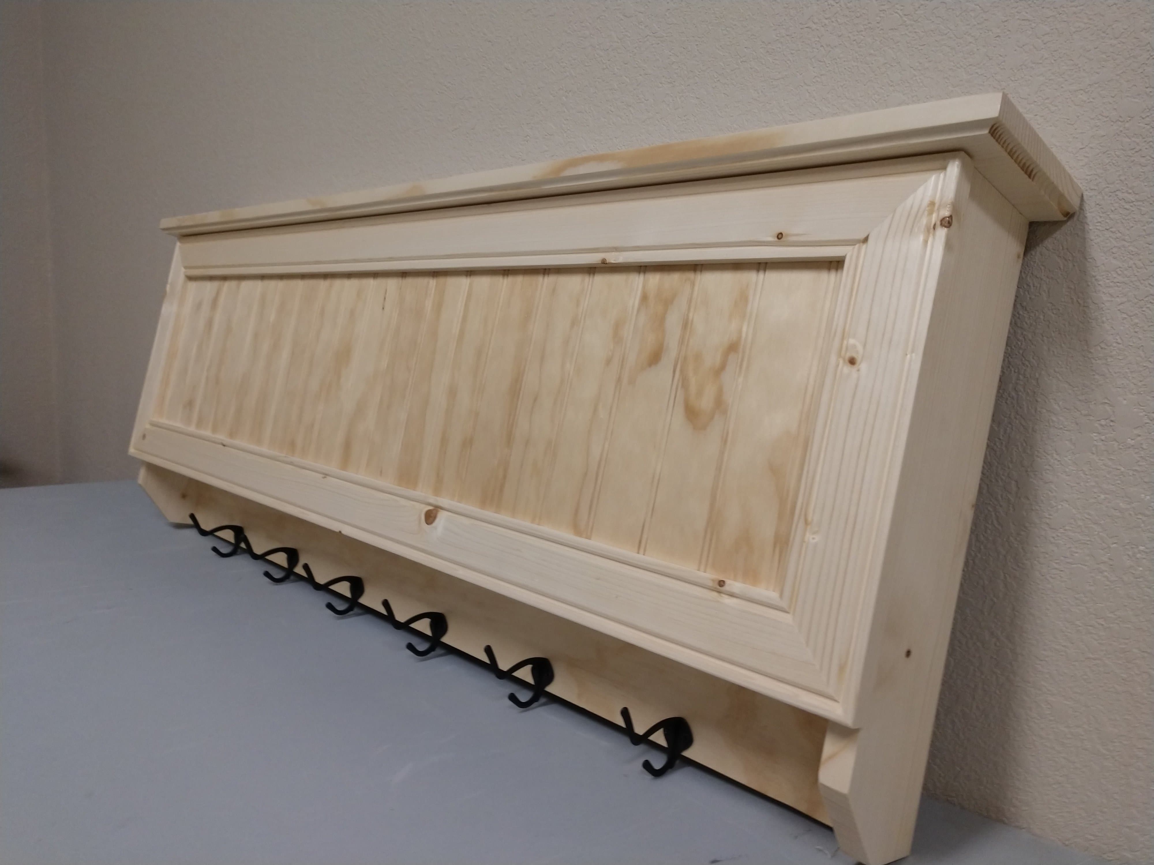 Large Coat Rack with Hidden Storage– Liberty Home Concealment